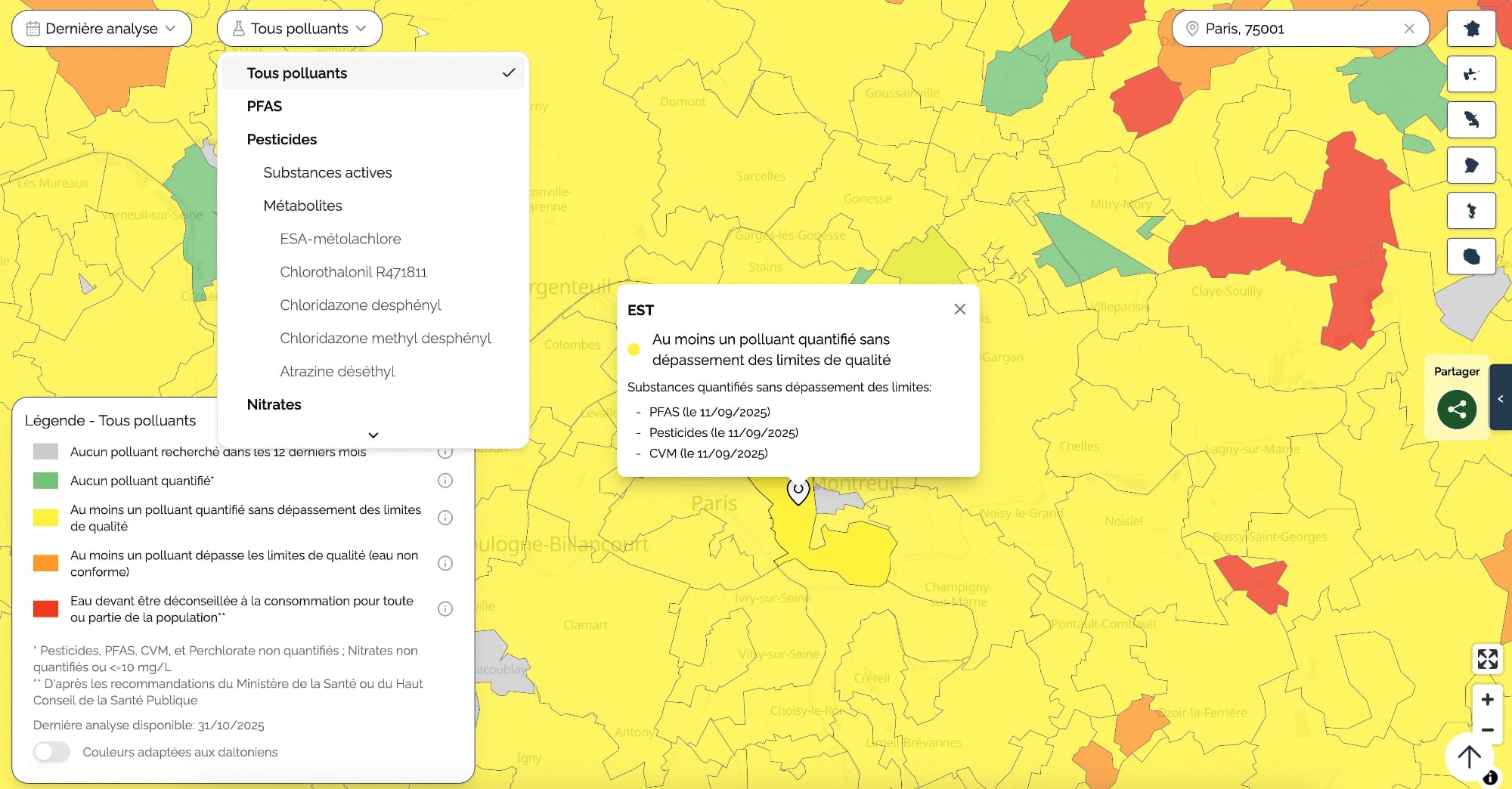 Carte interactive de dansmoneau.fr